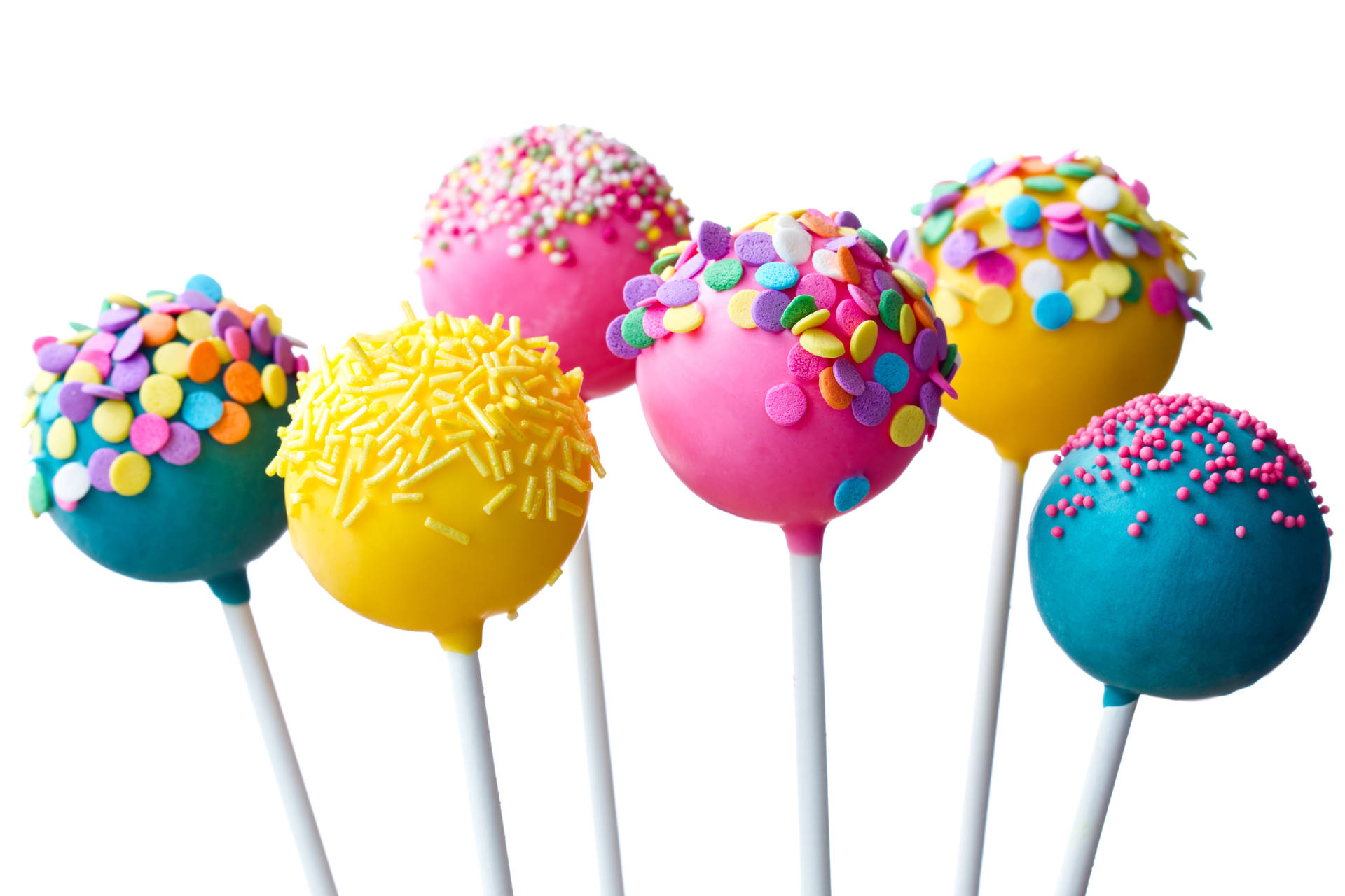 Cake Pops With Candies Wallpaper