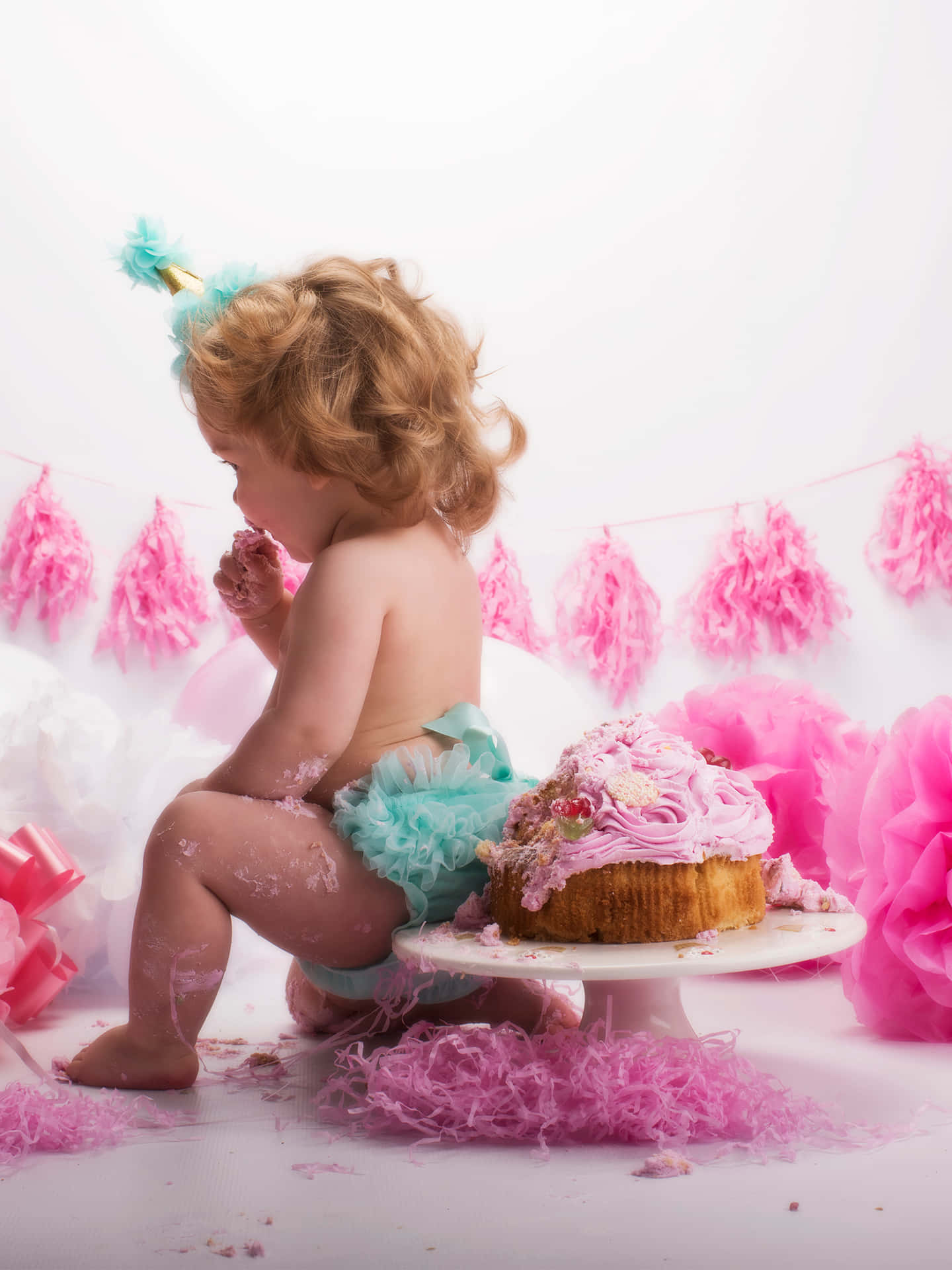 Cake Smash Cute Baby Picture