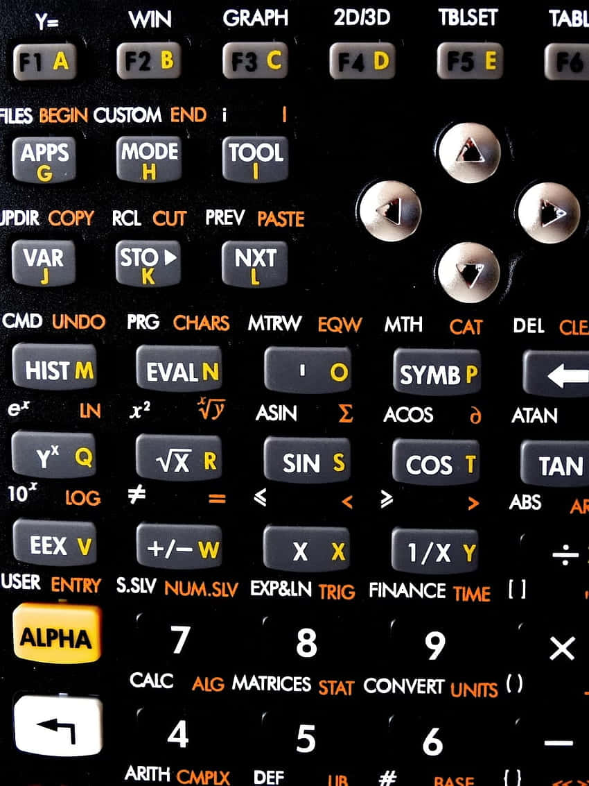 Modern Calculator on a Stylish Background