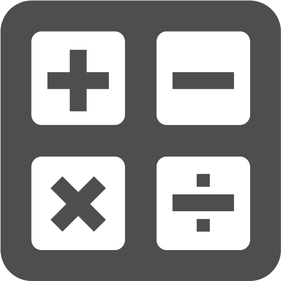Calculator App Icon Design PNG