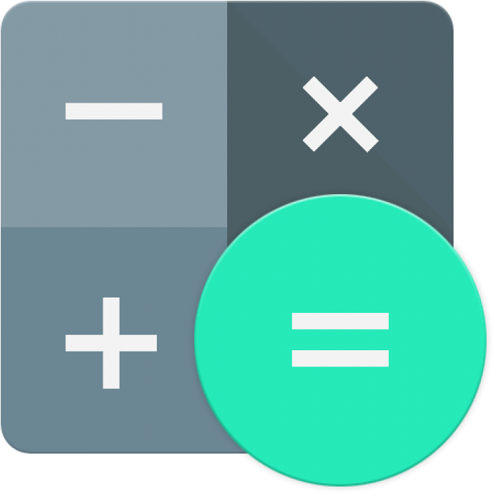 Calculator App Interface Icons PNG