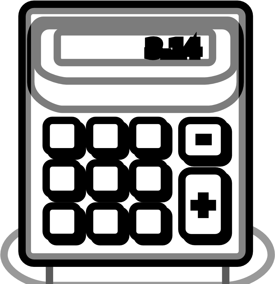 Calculator Icon Graphic PNG