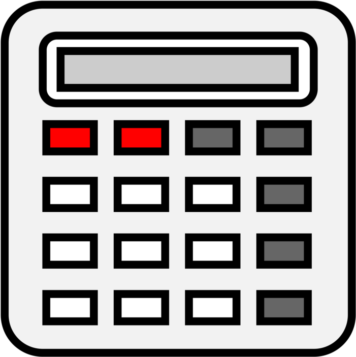 Calculator Icon Graphic PNG