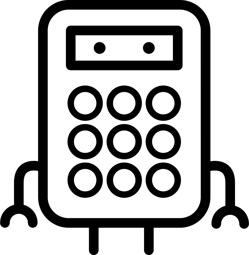 Calculator_ Character_ Icon PNG