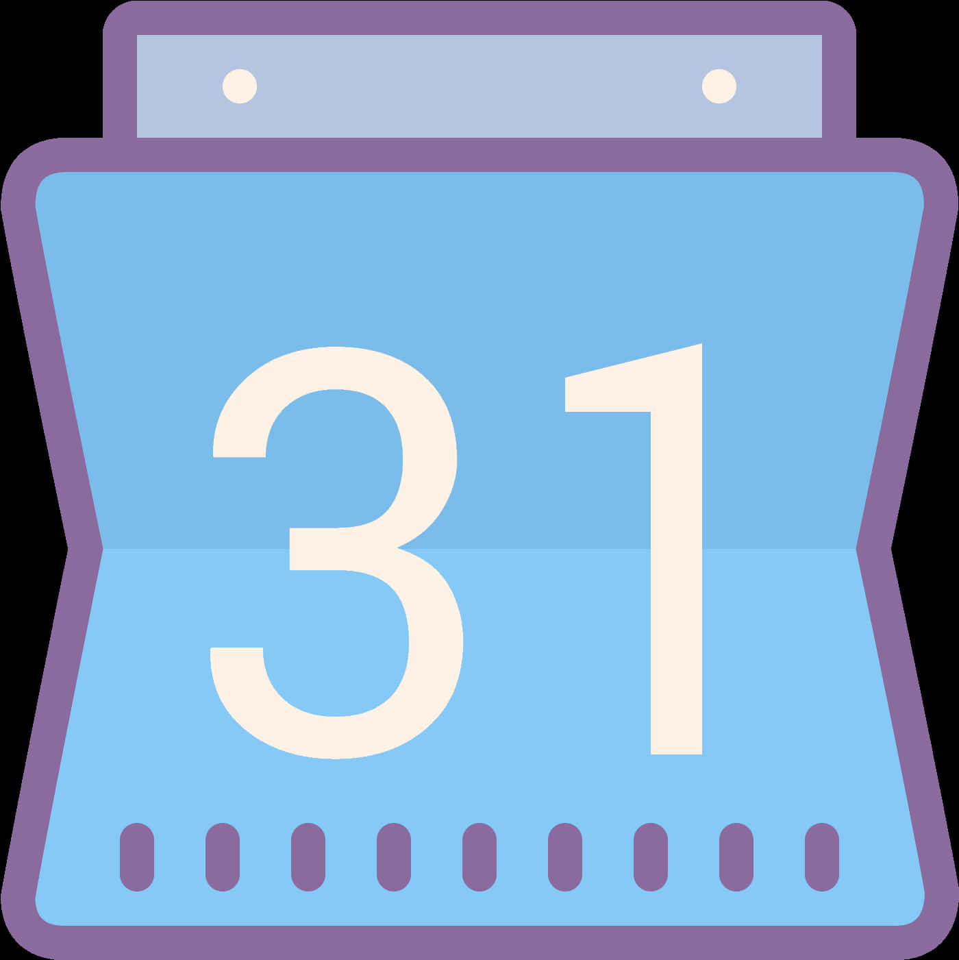Calendar Icon Date31 PNG