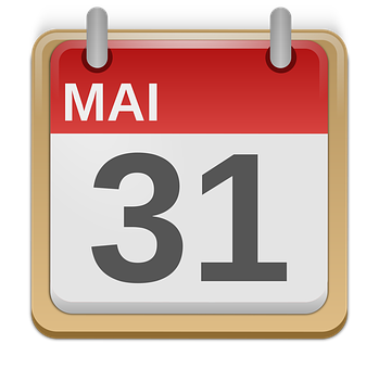 Calendar Icon May31 PNG