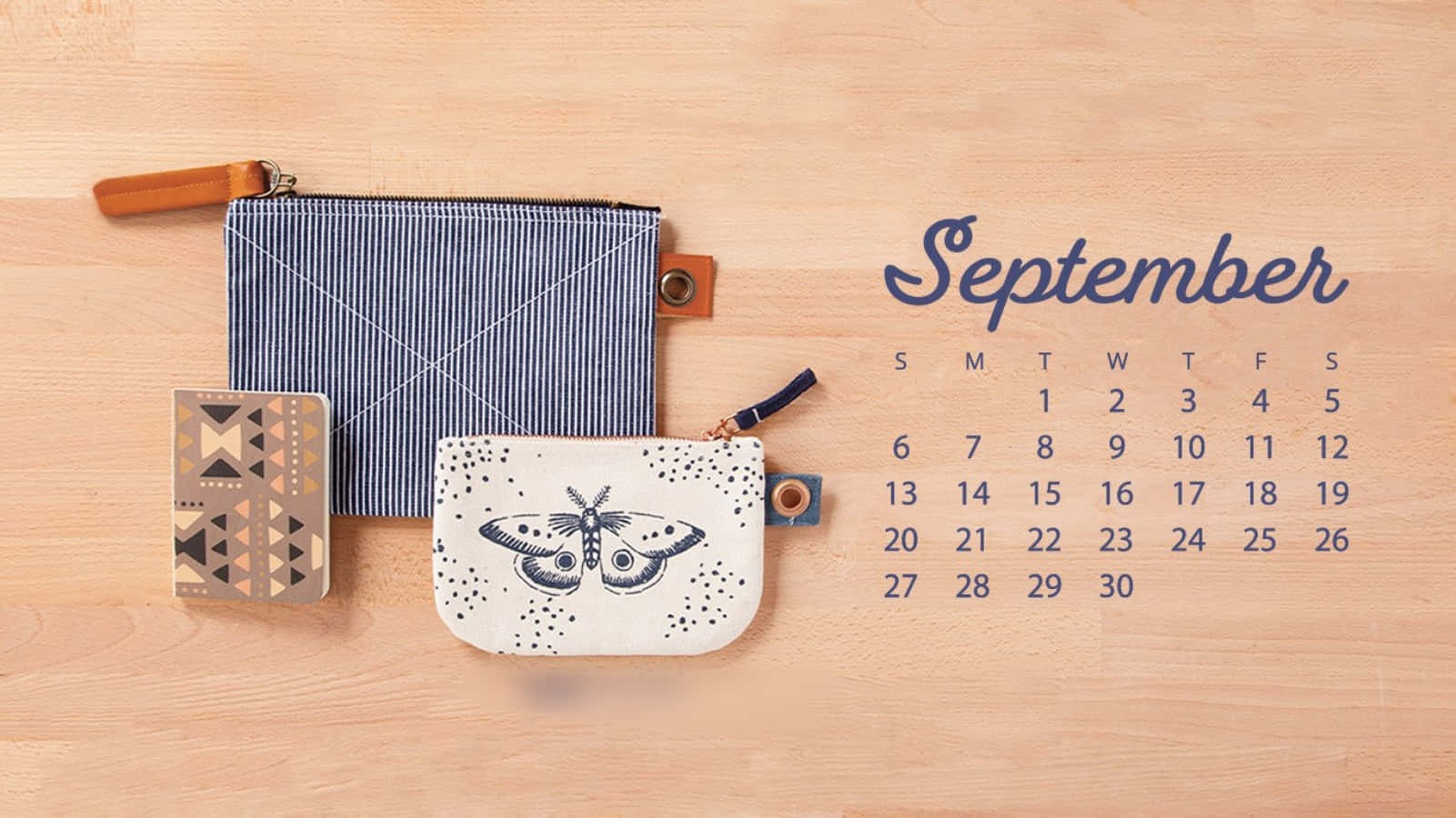 Stay organized and on time with this traditional desk/wall calendar.
