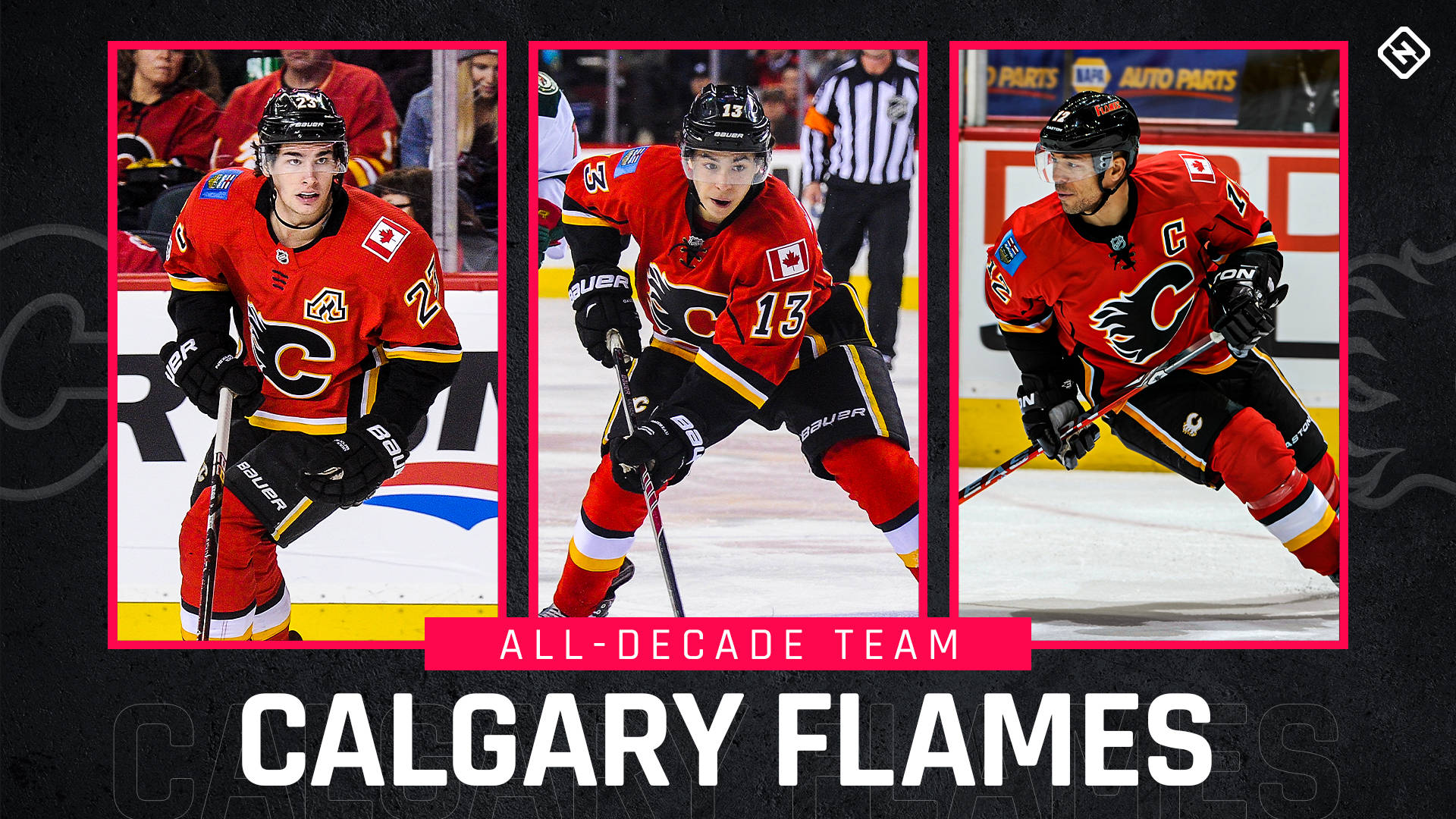Calgary Flames All Decade Team Wallpaper