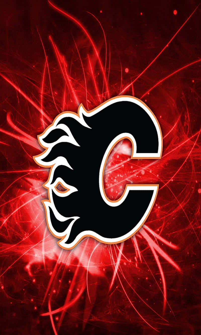 The Calgary Flames On Fire
