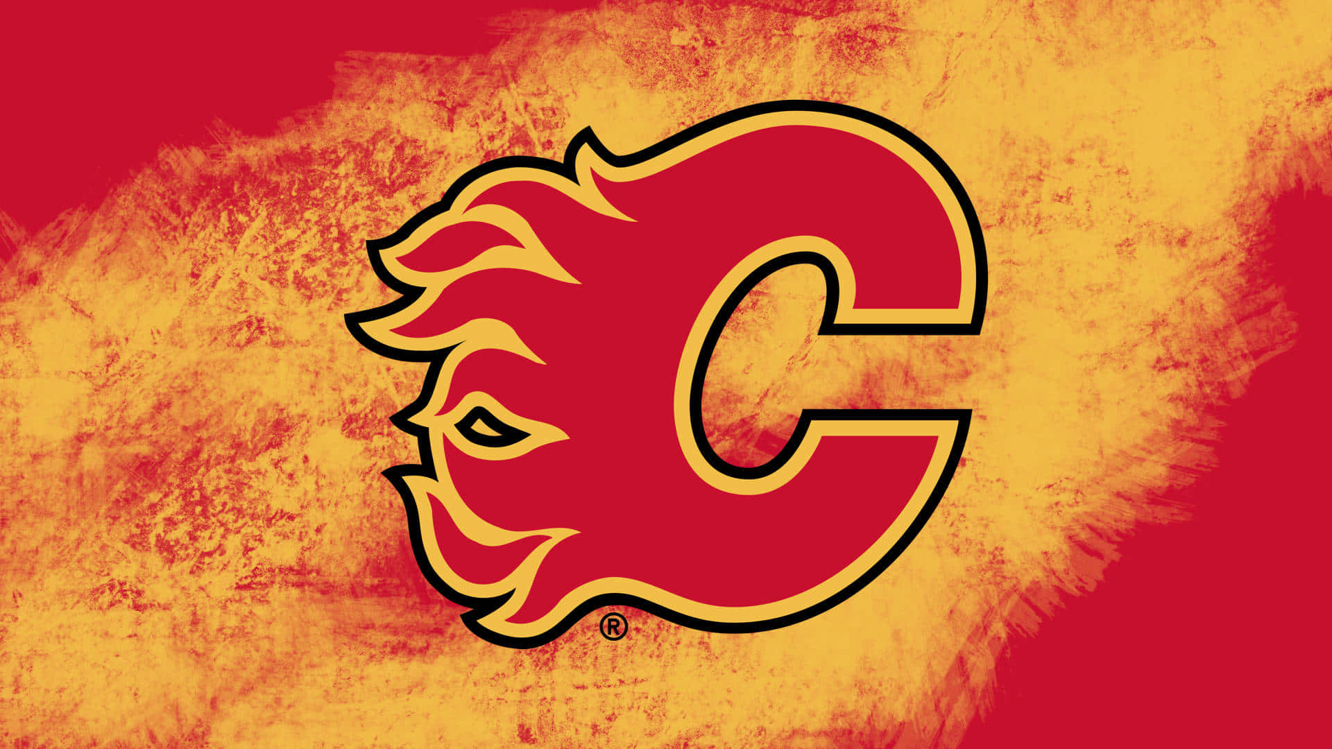Illuminail Tuo Schermo Con Il Team Di Hockey Dei Calgary Flames.