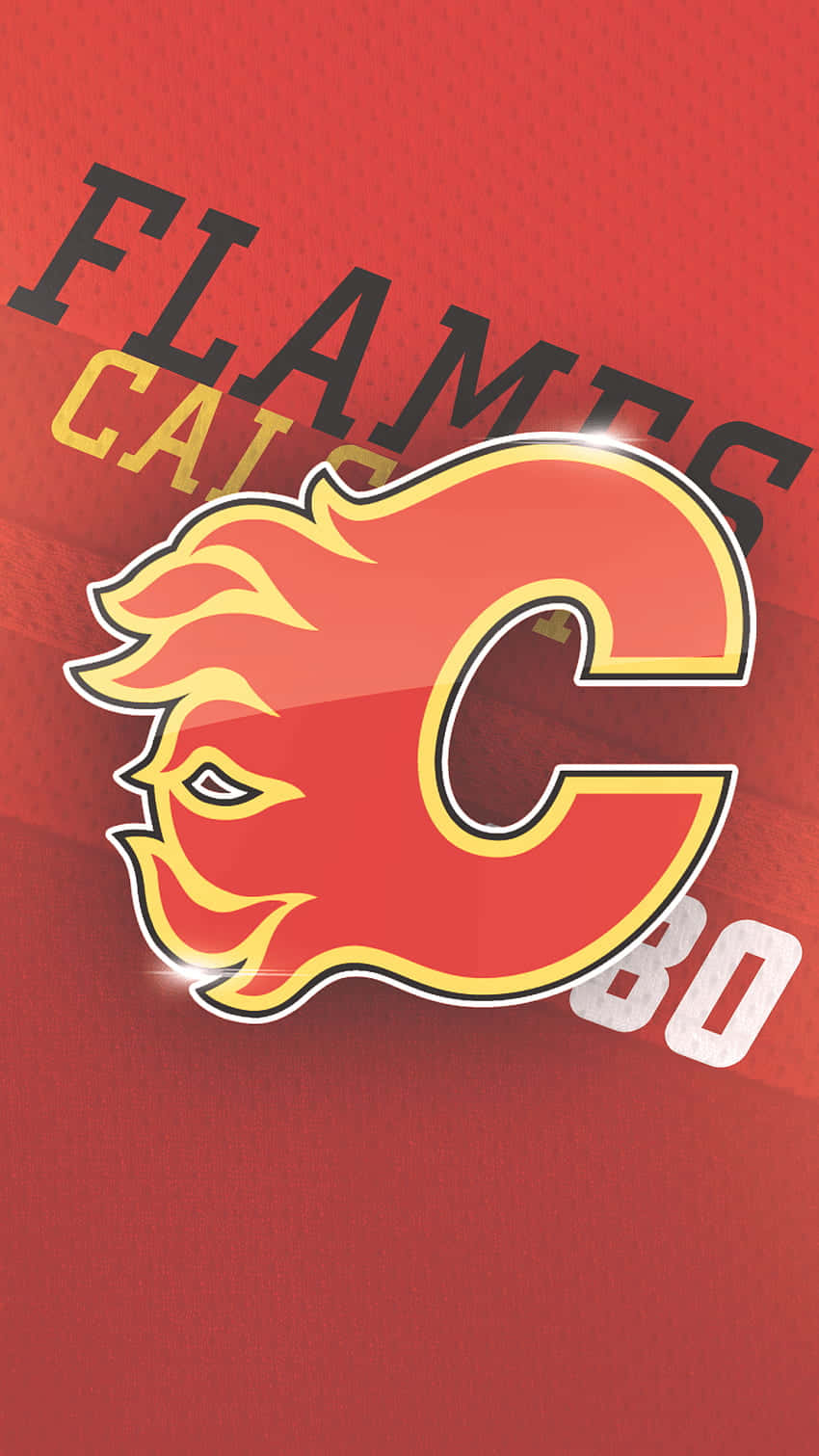 Visdin Støtte Til Calgary Flames Med Stolthed!