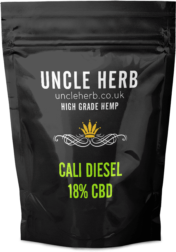 Cali Diesel C B D Hemp Packaging PNG