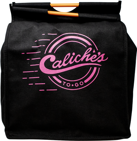 Caliches Branded Insulated Delivery Bag PNG