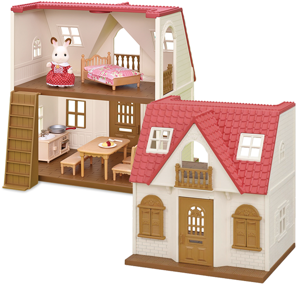 Calico Critters Cozy Cottage Starter Home PNG