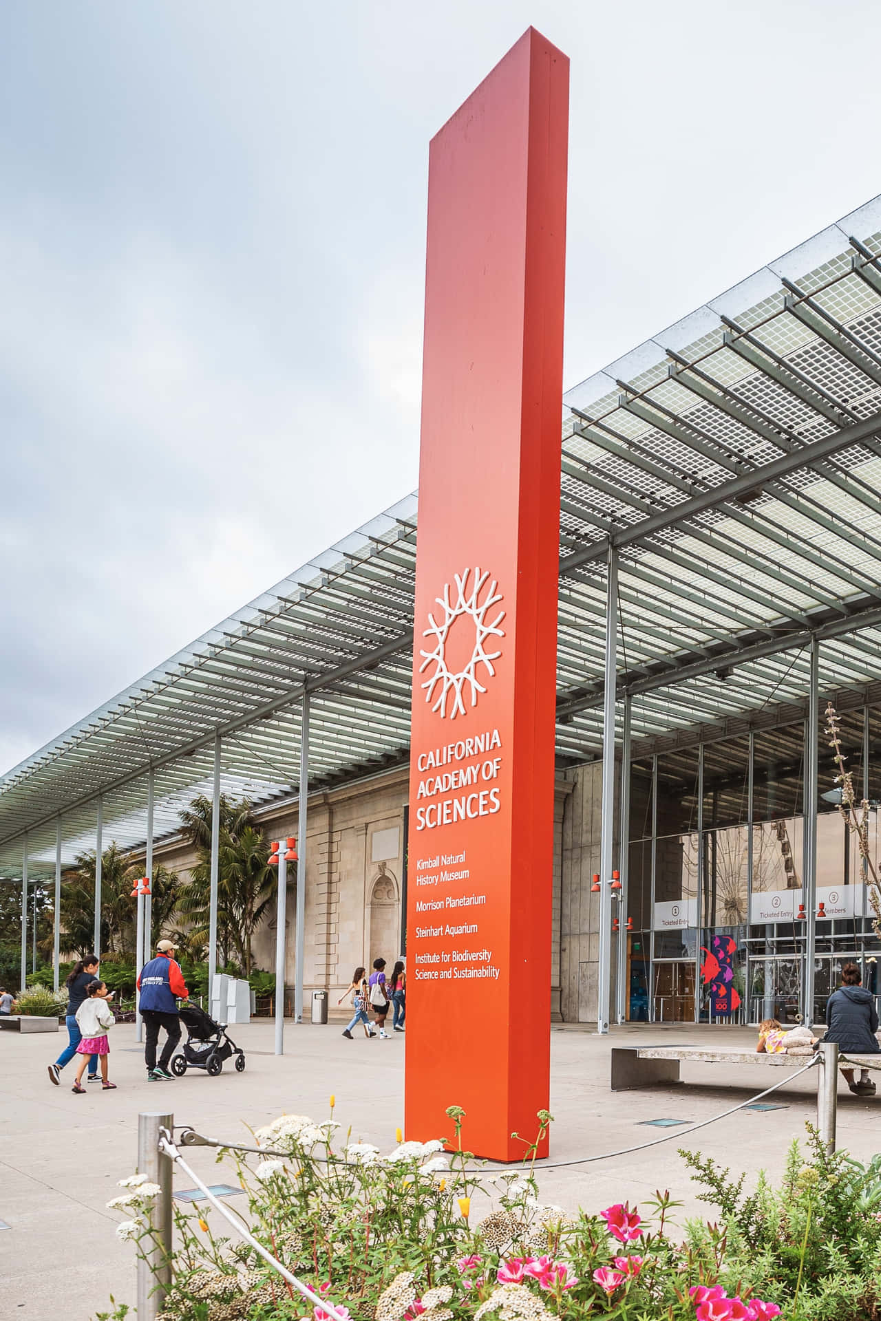 Entrée De L'académie Des Sciences De Californie Fond d'écran