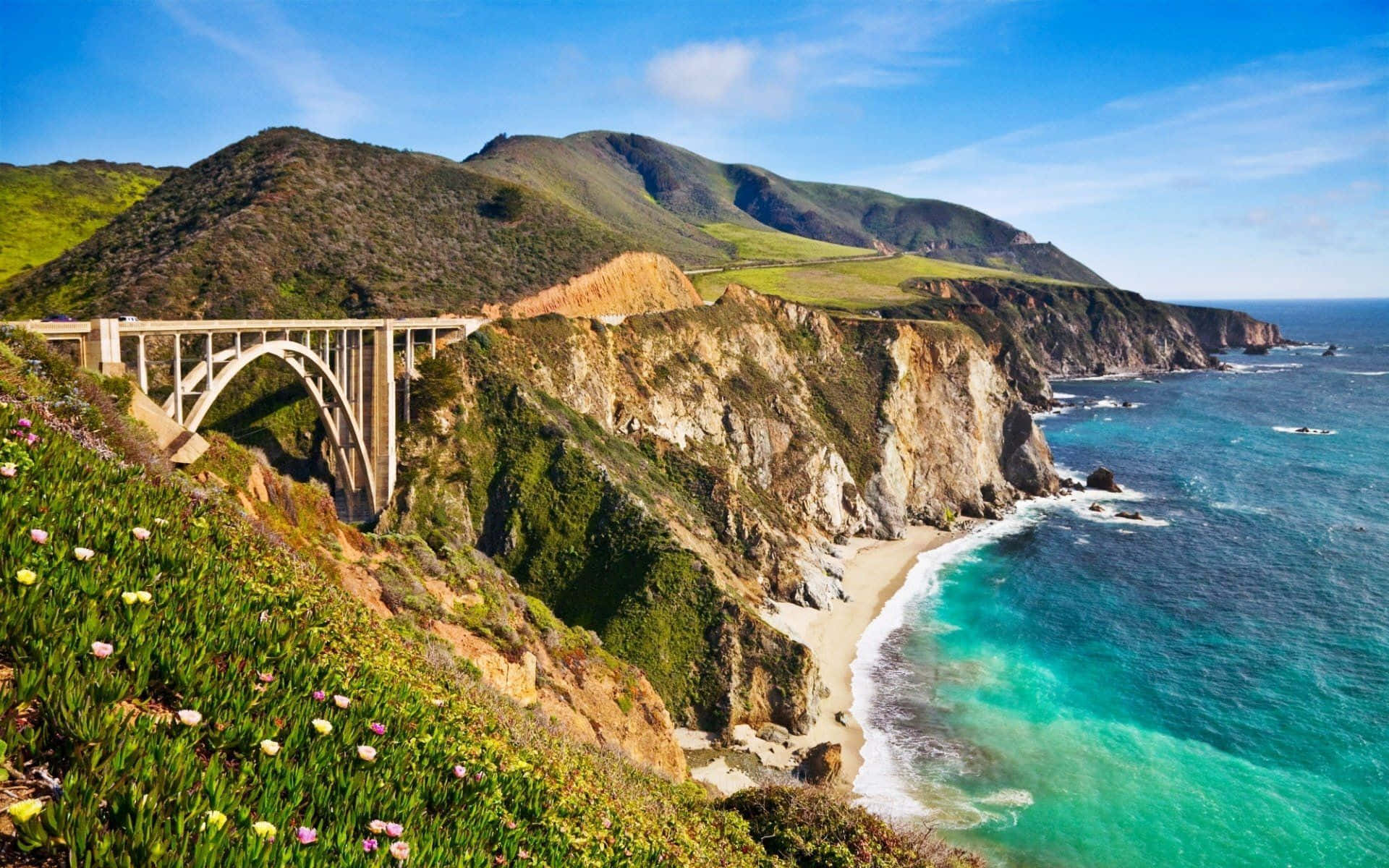 Disfrutade Impresionantes Vistas De La Costa De California