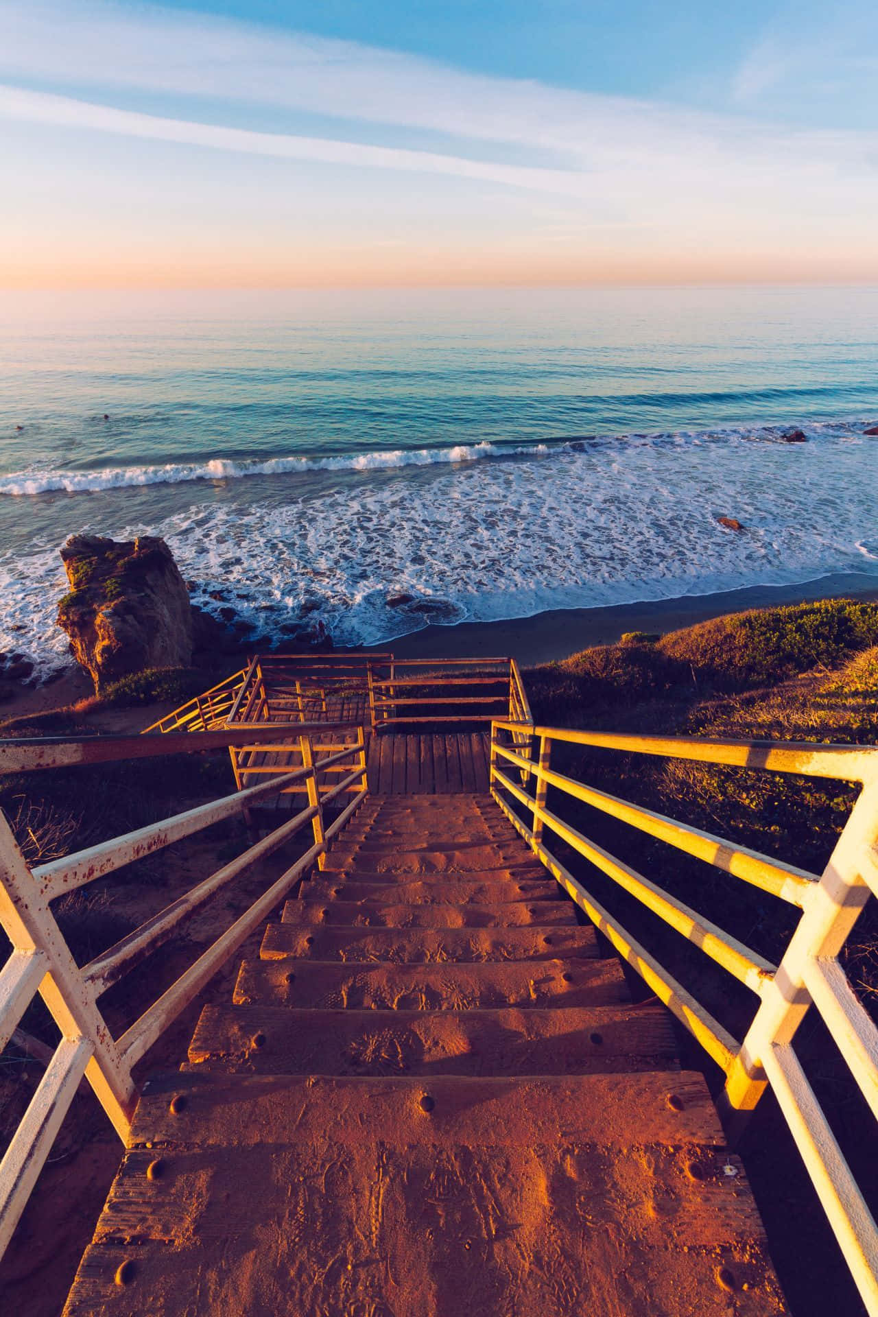 Nyd den smukke Californien solopgang Wallpaper
