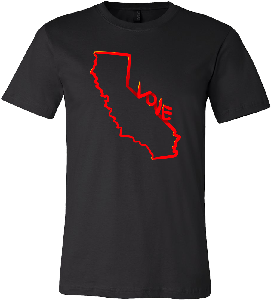 Download California Love Outline Tshirt Design | Wallpapers.com