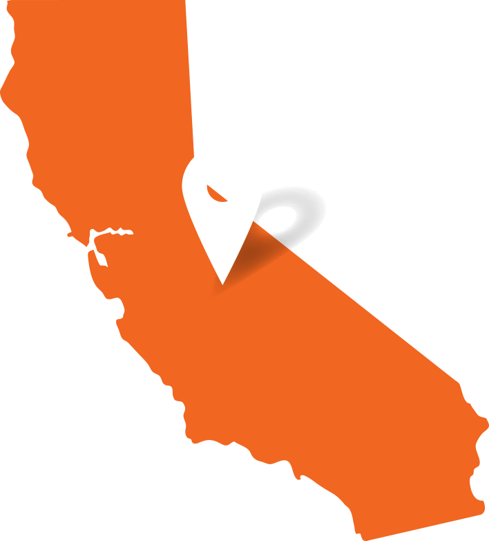 California Map Outlinewith Pinpoint PNG