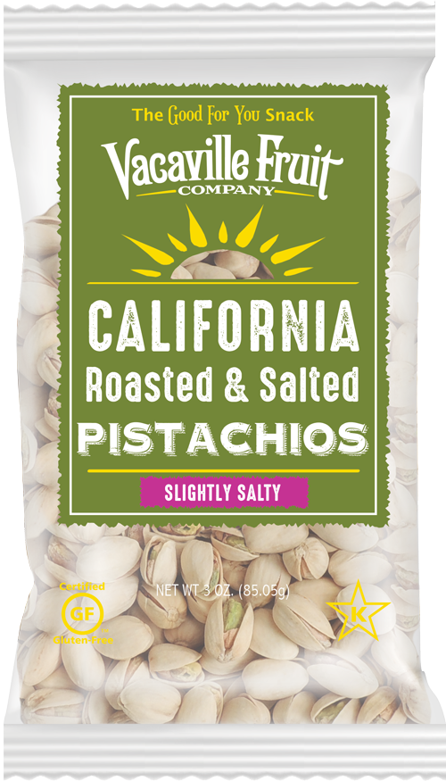California Roasted Salted Pistachios Packaging PNG