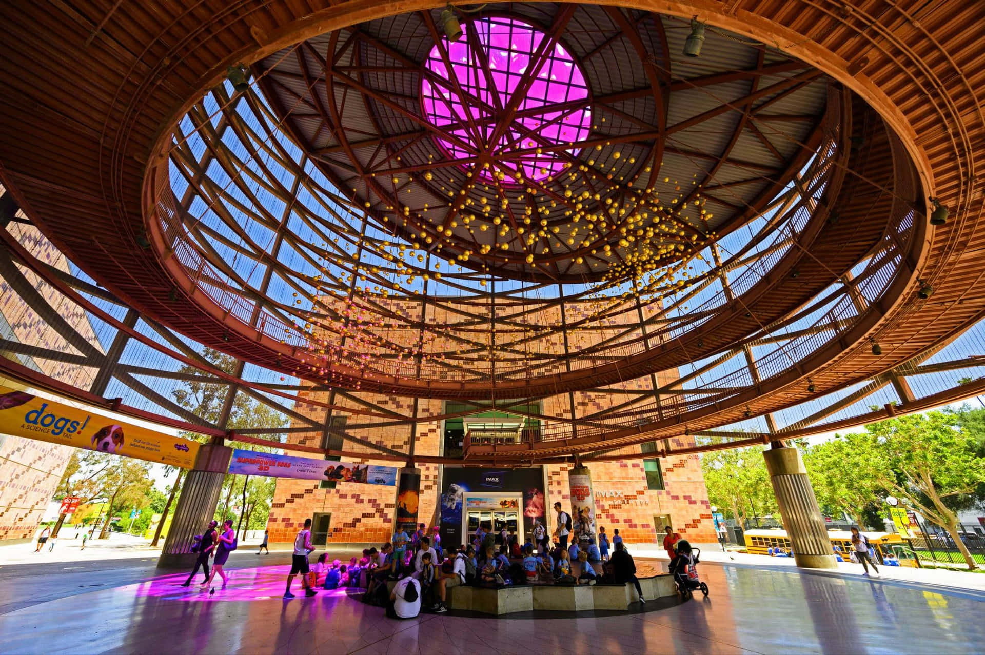 California Science Center Entrance Canopy Wallpaper