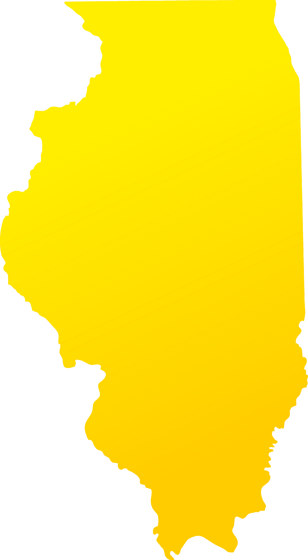 California State Outline Yellowon Blue Background PNG