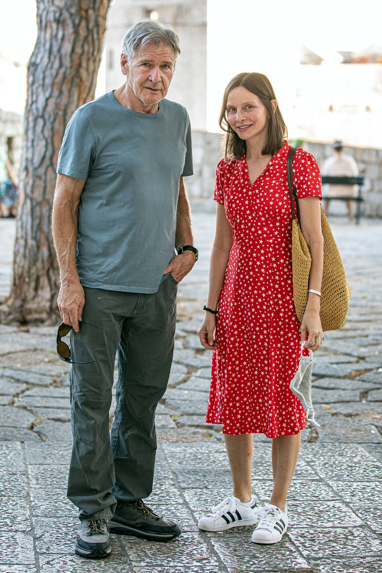 Calista Flockhart Harrison Ford Couple Outing Picture