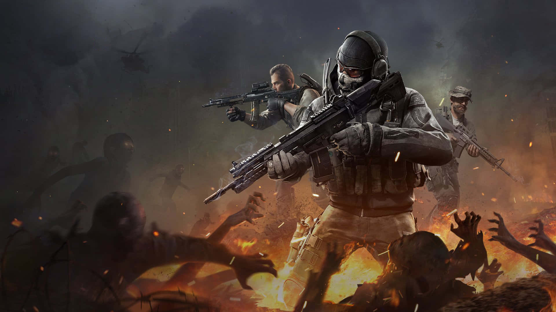 Preparatiper Un'esperienza Piena D'azione In Call Of Duty 2020 Sfondo