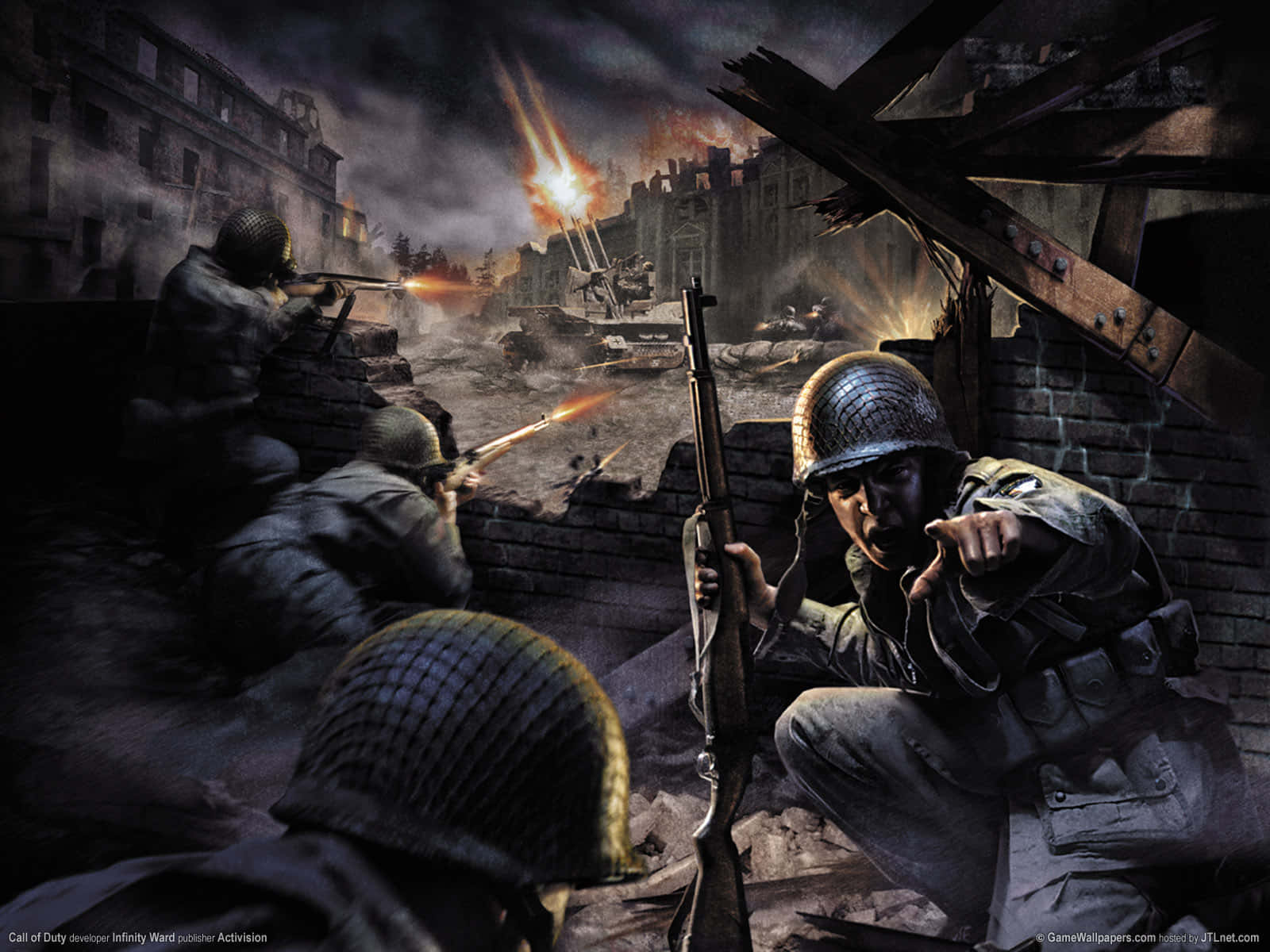Façahistória E Junte-se À Luta Com Call Of Duty 2020. Papel de Parede
