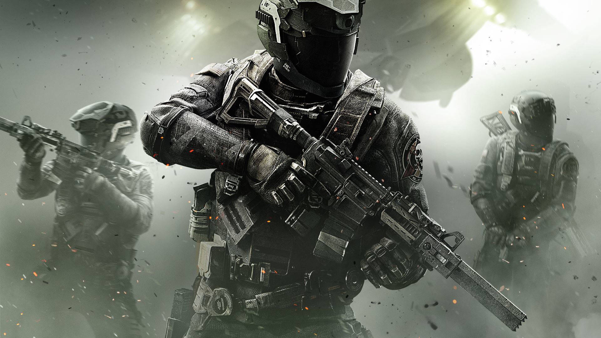 Cut the competition down to size with the advanced suit soldiers of Call of Duty. Wallpaper