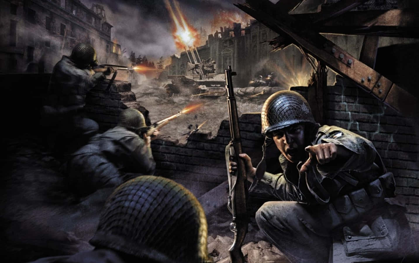Épicaescena De Batalla De Call Of Duty Fondo de pantalla