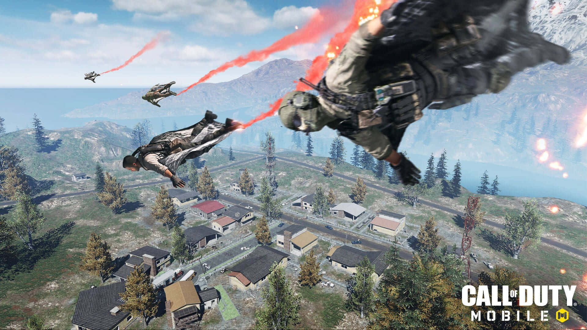 Intense Action in Call of Duty Battles Wallpaper