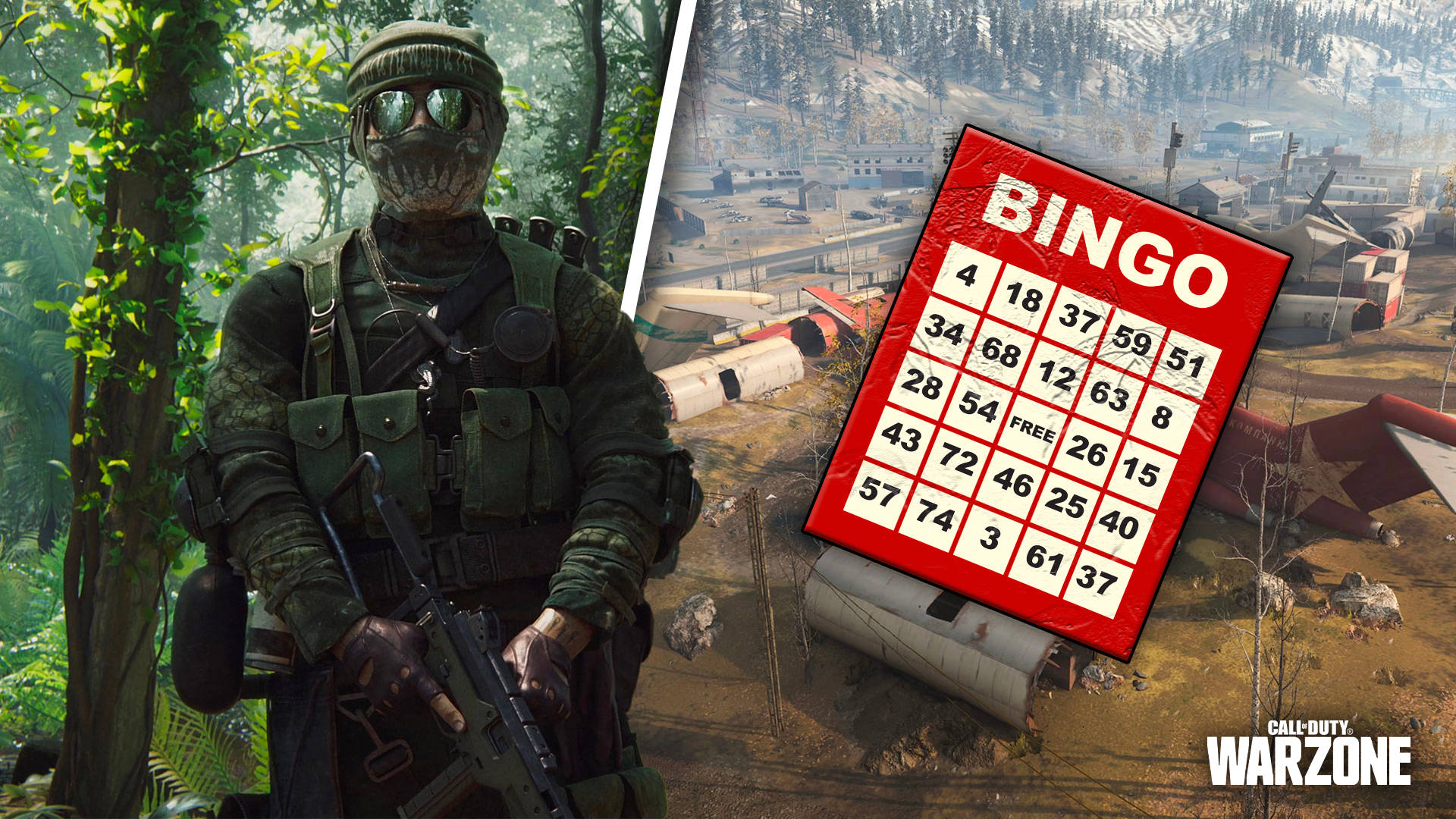 Call Of Duty Bingo Card Wallpaper