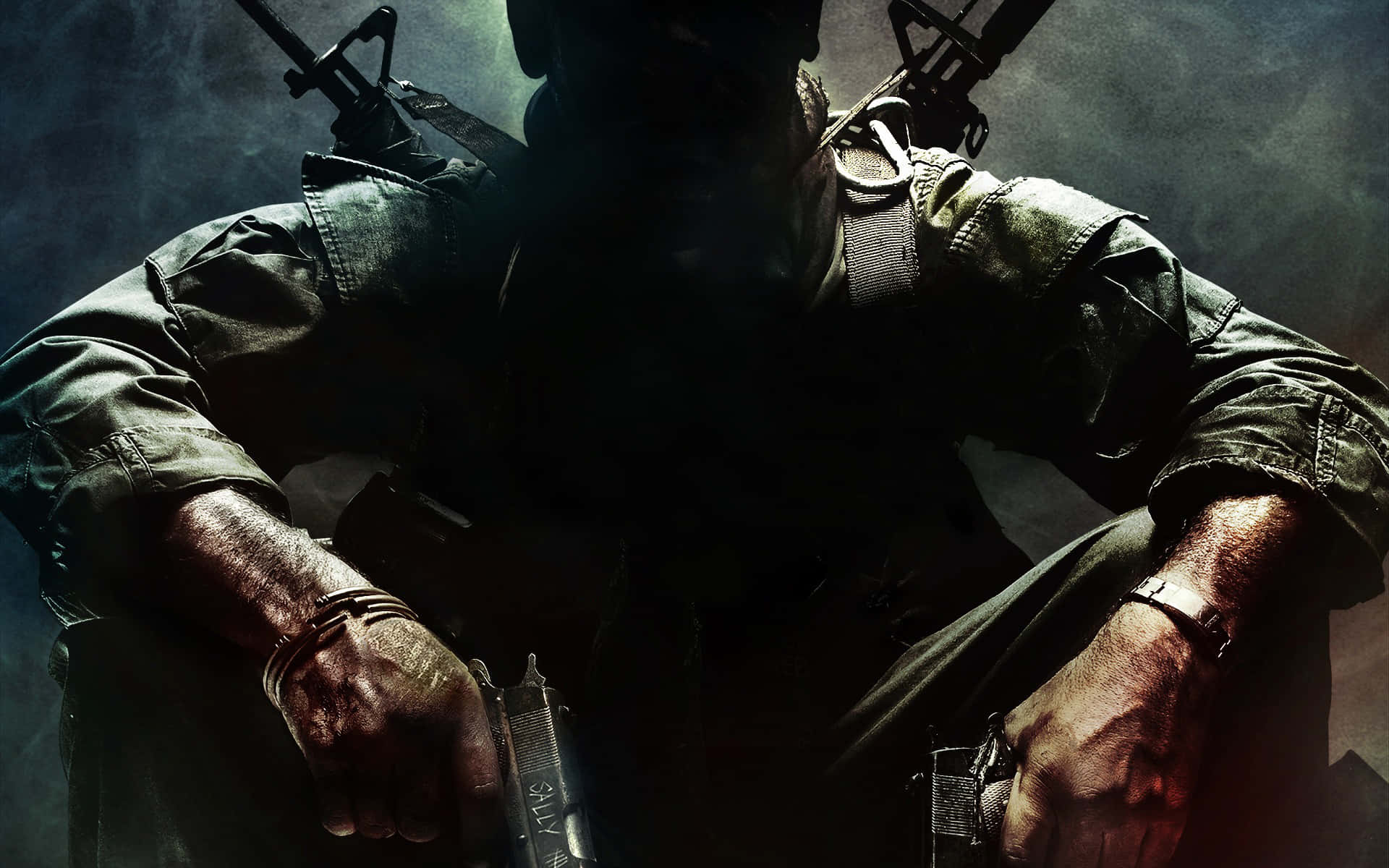 Slip på nogen hardcore militær handling i Call Of Duty Black Ops 1 Wallpaper