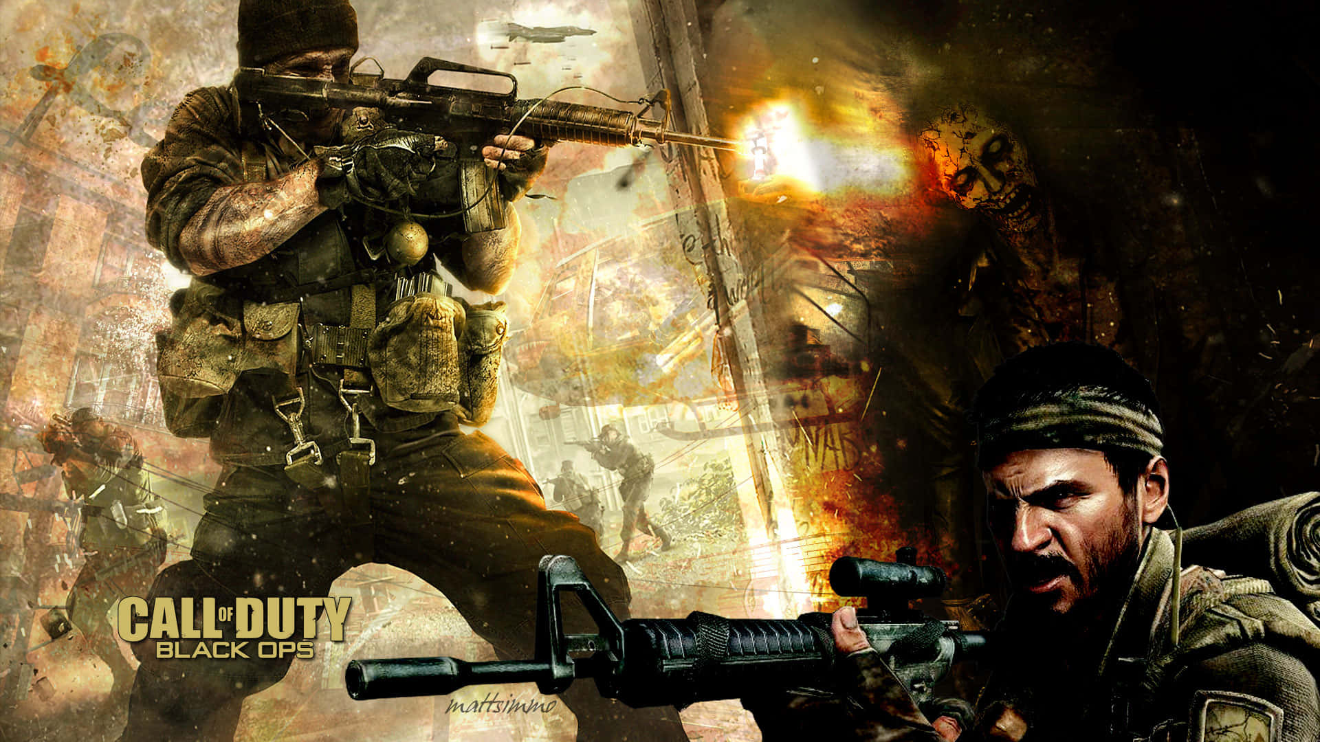 Soldatidi Call Of Duty Black Ops 1 Sfondo