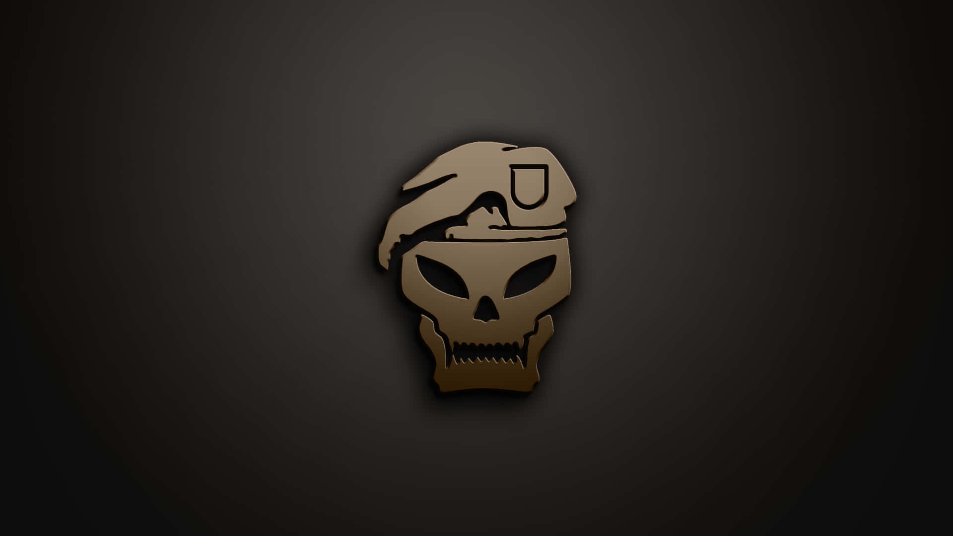 A Skull With A Hat On A Dark Background Wallpaper