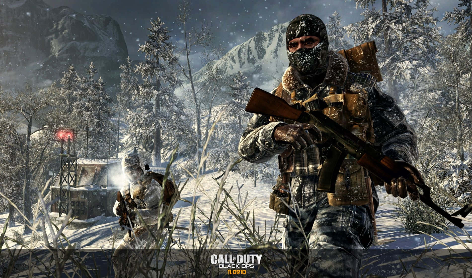 Go all out in Call Of Duty Black Ops'. Wallpaper