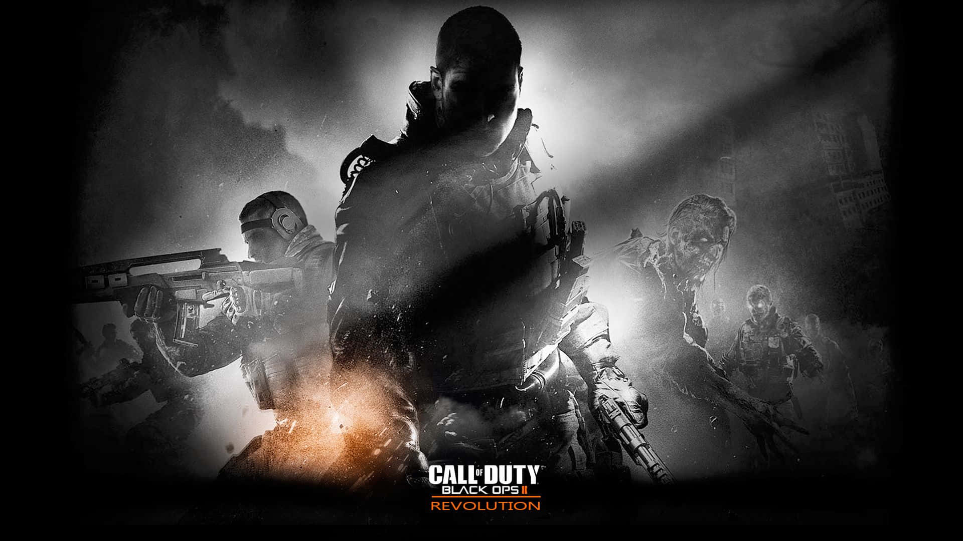 Intense Firefight in Call of Duty: Black Ops Wallpaper