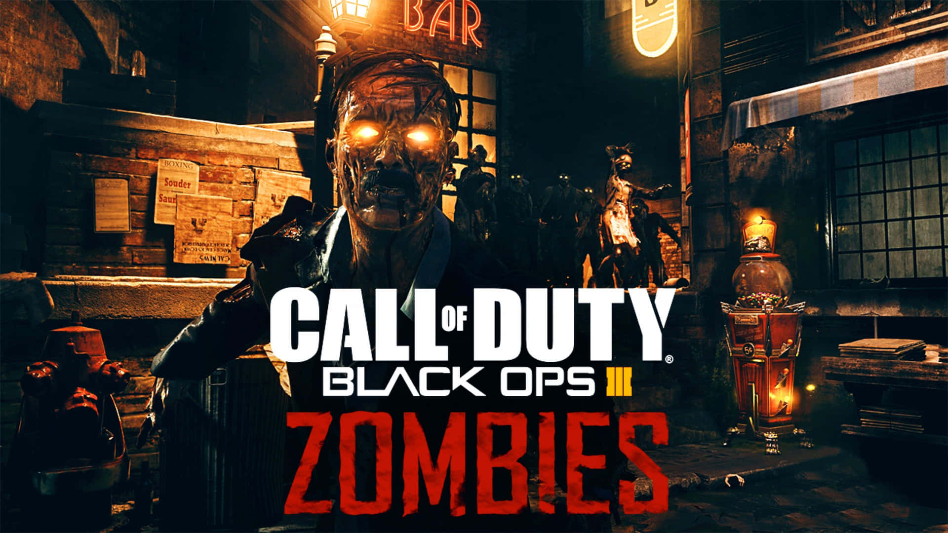 Call of Duty Black Ops Zombies tapet Wallpaper