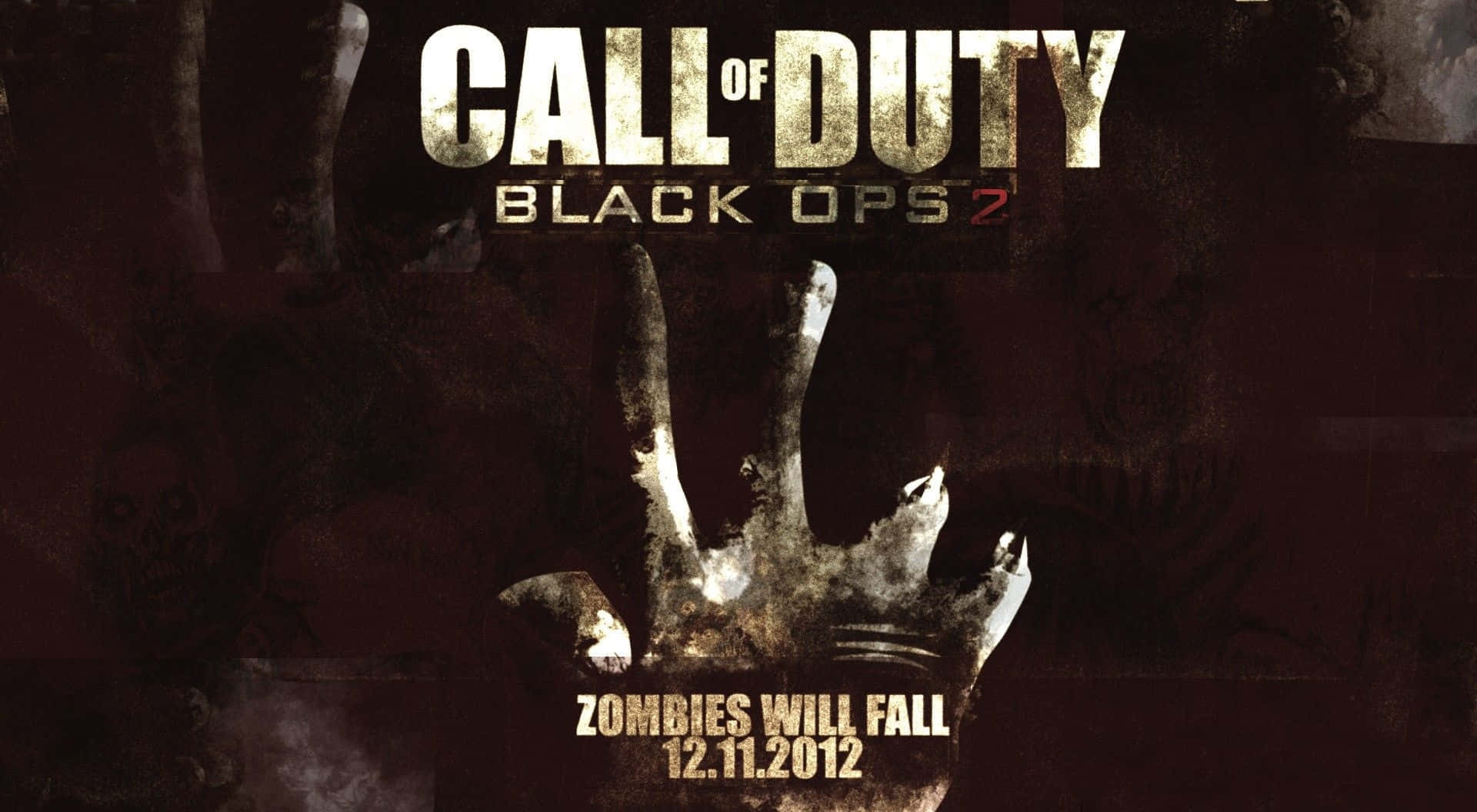 Callof Duty Black Ops 2 Spielplakat Wallpaper