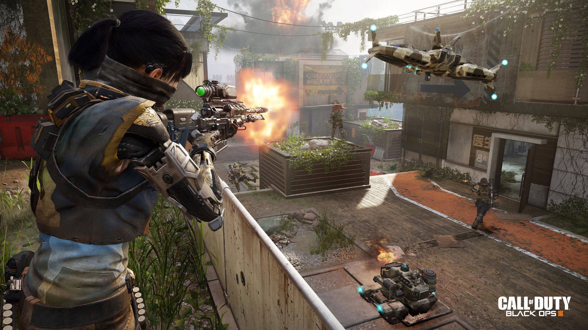 “callof Duty: Black Ops 3, Ação Incomparável” Papel de Parede
