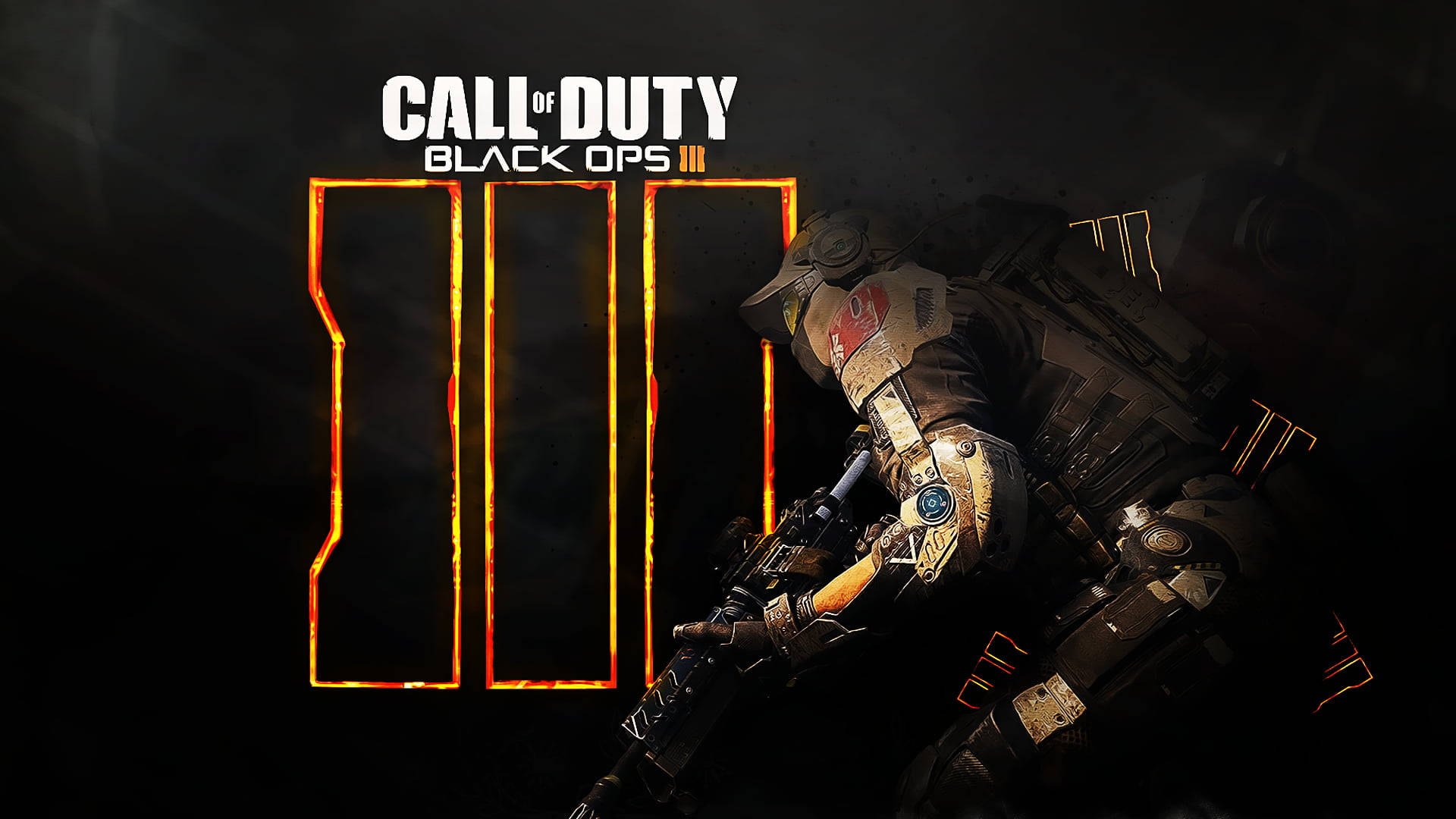 Experience Warfare Like Never Before in Call of Duty Black Ops 3 Wallpaper