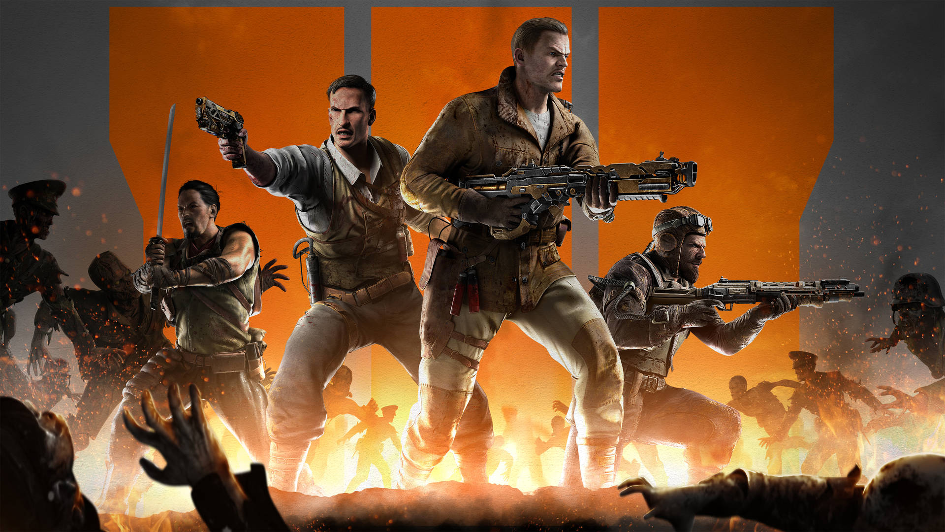 Overlist fiender i Call of Duty Black Ops 3. Wallpaper