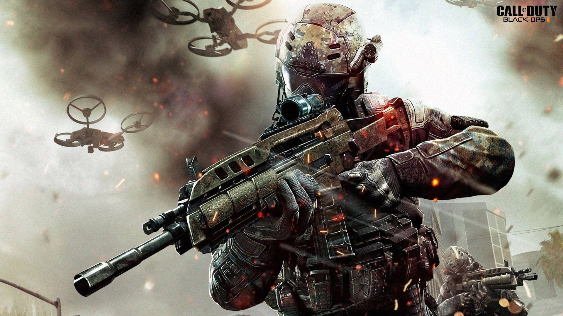 Bliv den ultimative soldat i Call Of Duty Black Ops 3. Wallpaper