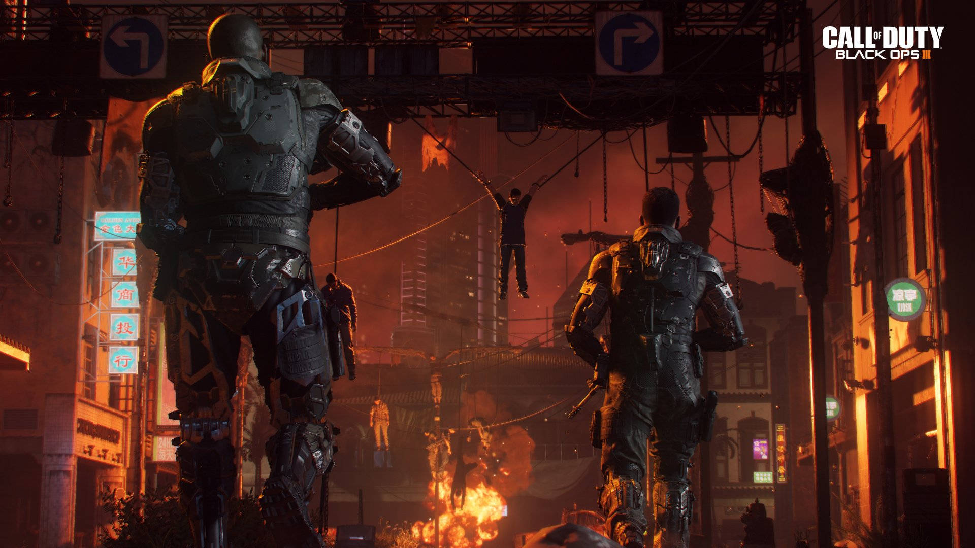 Gør dig klar til kamp med Call of Duty: Black Ops 3 Tapet. Wallpaper