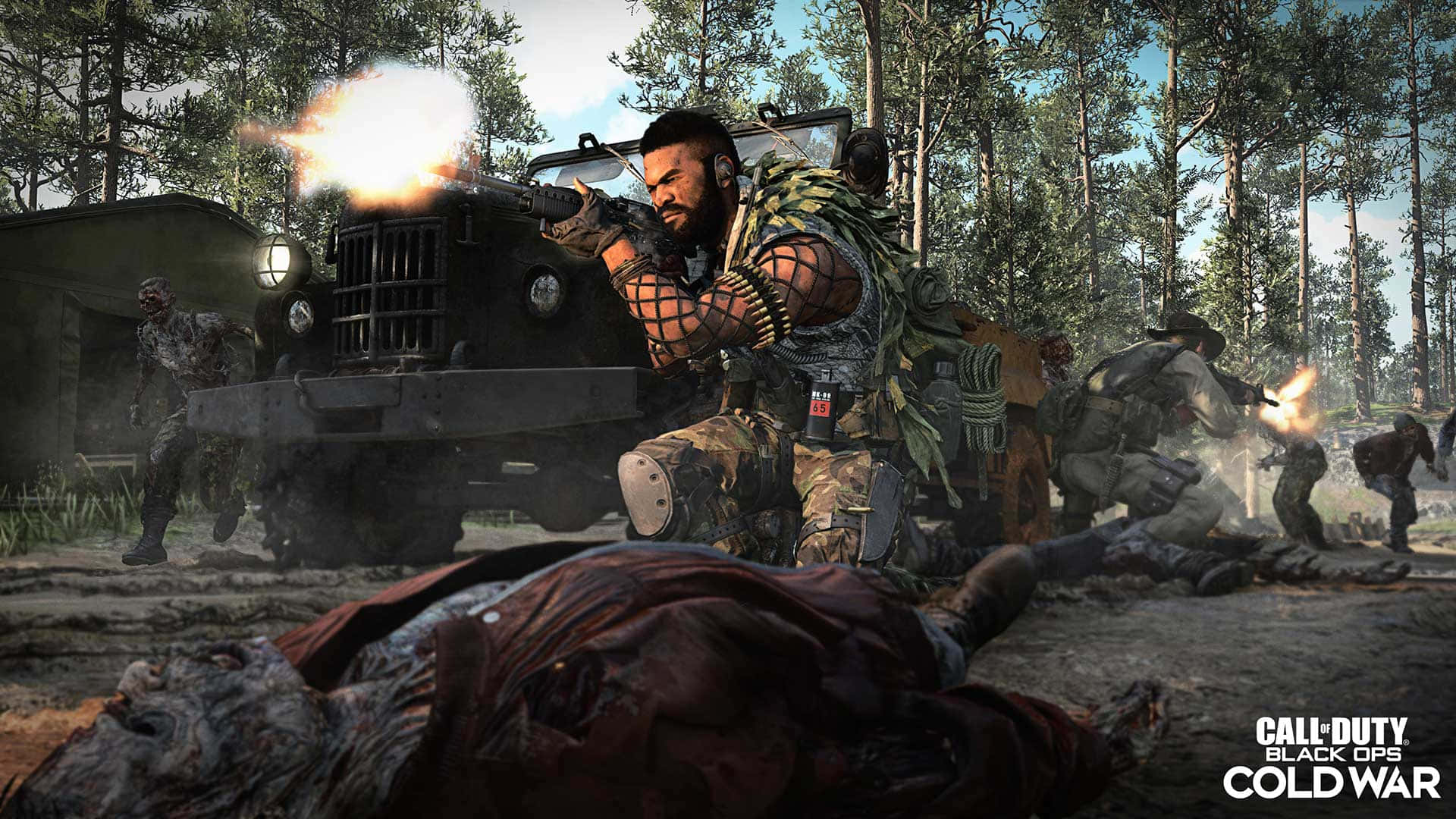 Schnalldich An Und Erlebe Die Mitreißende Intensität Von Call Of Duty: Black Ops Cold War.
