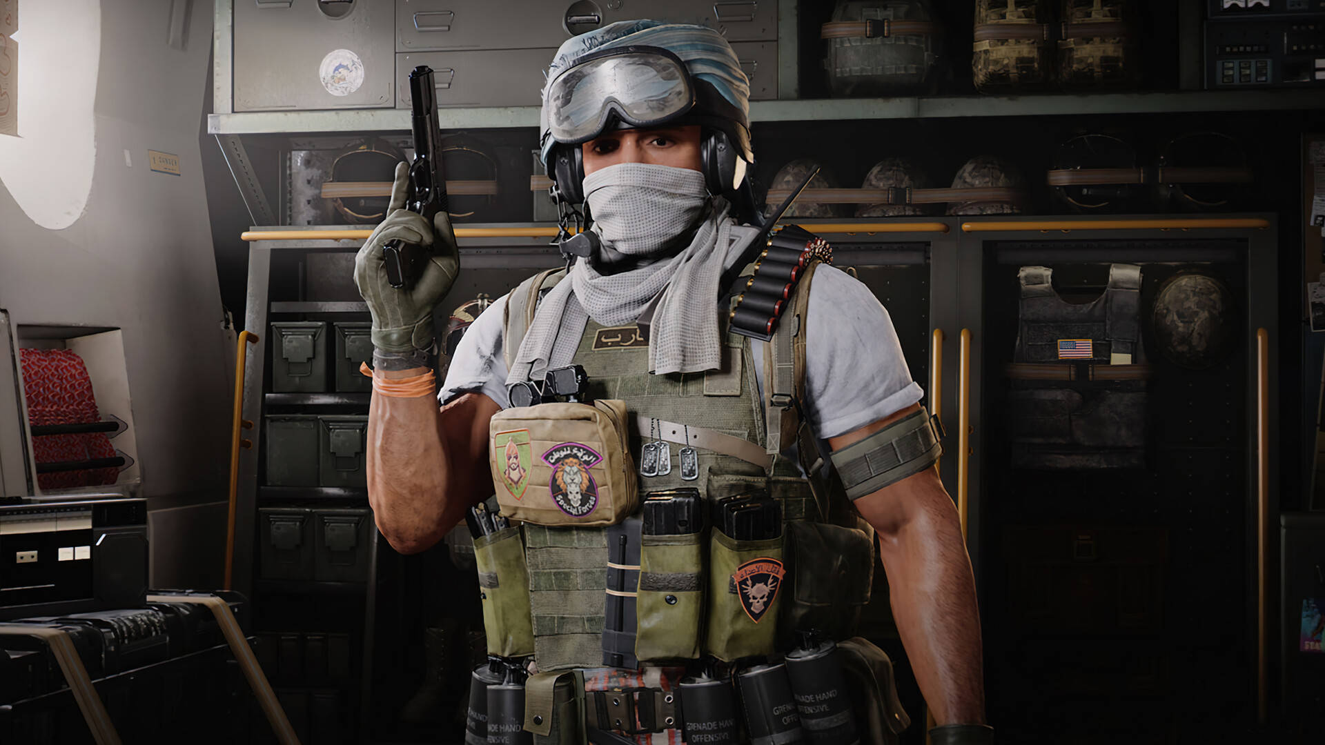 Call Of Duty Black Ops Cold War Salah Liaison Skin Wallpaper