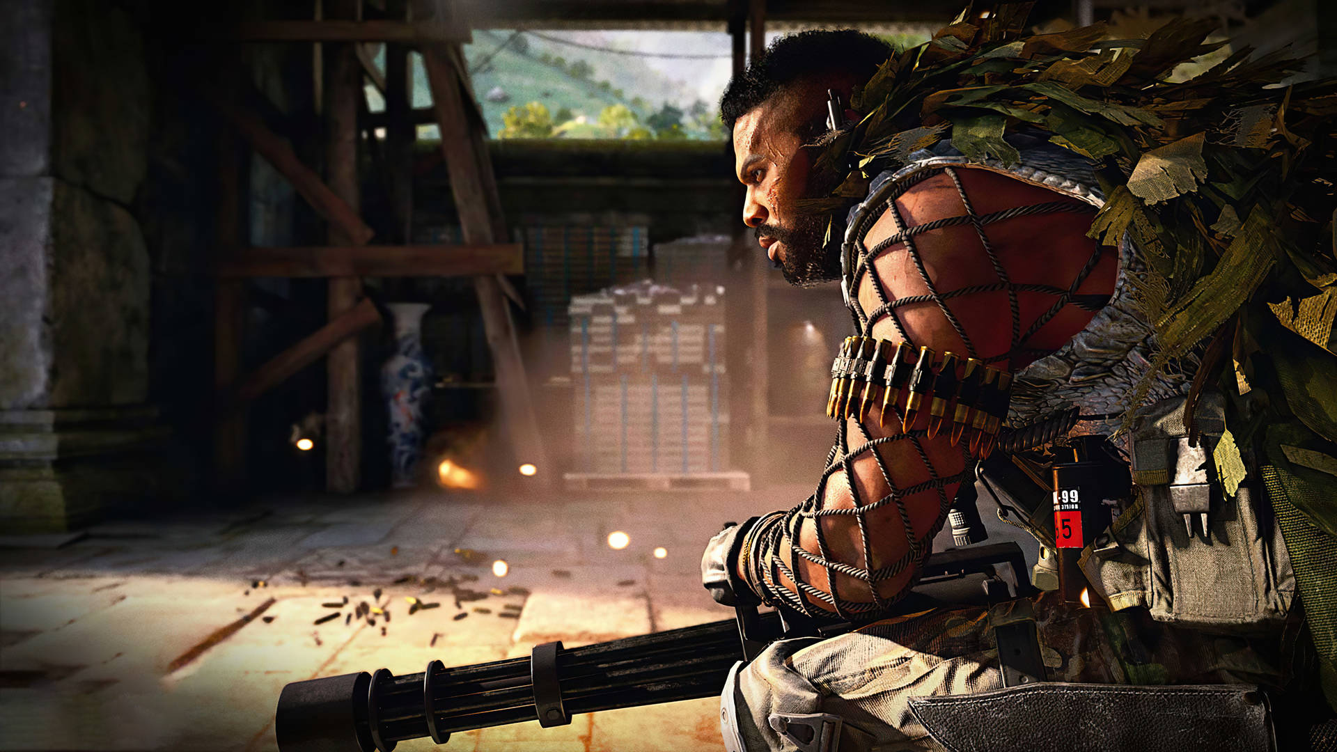 Call Of Duty Black Ops Cold War Terrell Wolf Side Profile Wallpaper