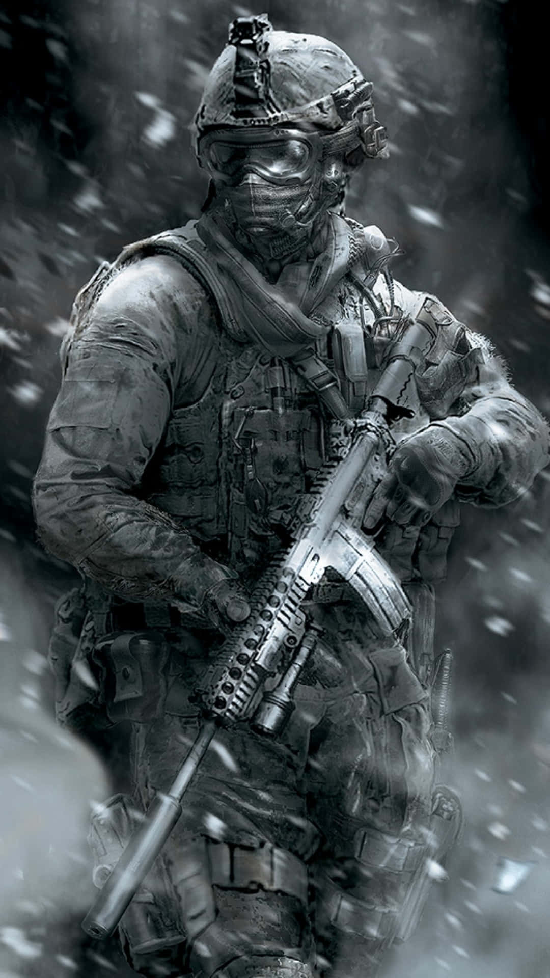 Intense Call of Duty Gameplay in Action Wallpaper