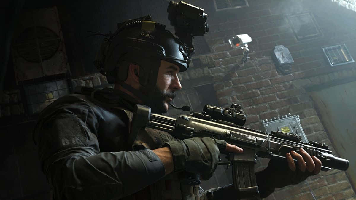Intense Call of Duty Action in First-Person Shooter Mode Wallpaper
